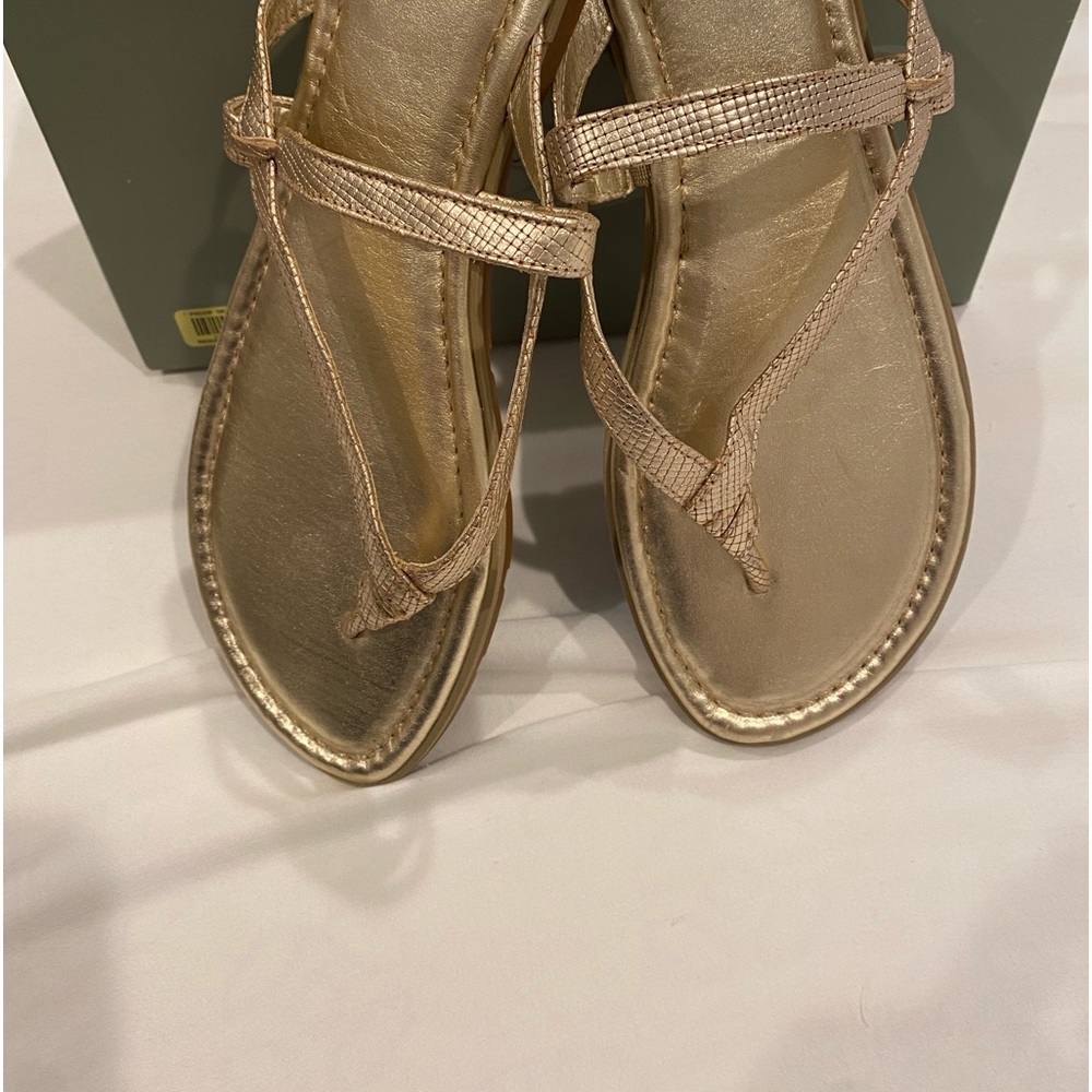 Nurture brand Glow Golden Strappy Sandals